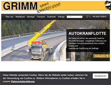 Tablet Screenshot of grimm-coburg.de